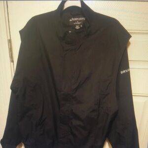 Men's Black Lightweight Windbreaker Jacket